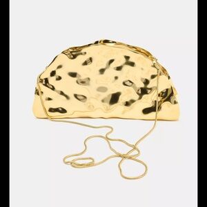 Zara Gold Crossbody Bag